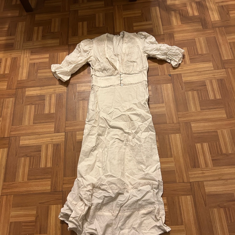 Reformation cream dress